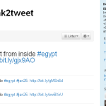 Egipto desconectado: Google habilita mensajes de voz para enviar tweets