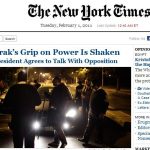 El NYT incluye botones de Facebook y Twitter en su portada