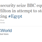 Corresponsales de la BBC y CNN denuncian ataques en Egipto