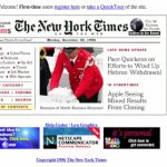 15 años de portadas del NYT en la web