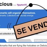 Yahoo! vendería Delicious hasta por dos millones de dólares