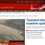 Así informan los medios sobre el terremoto en Japón