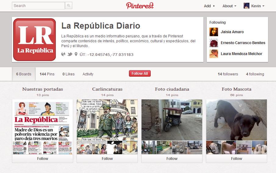Diario Peruano La República Estrena Cuenta En Pinterest Clases De