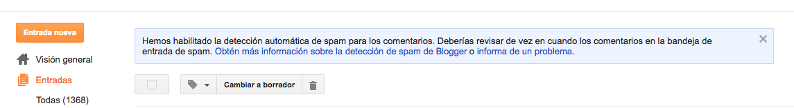 blogger spam