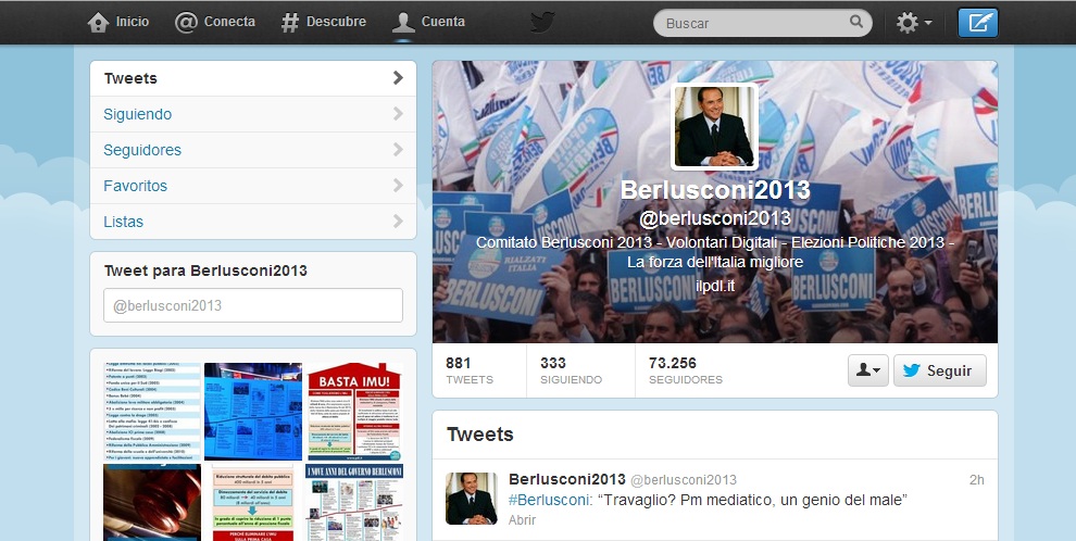 Berlusconi Twitter