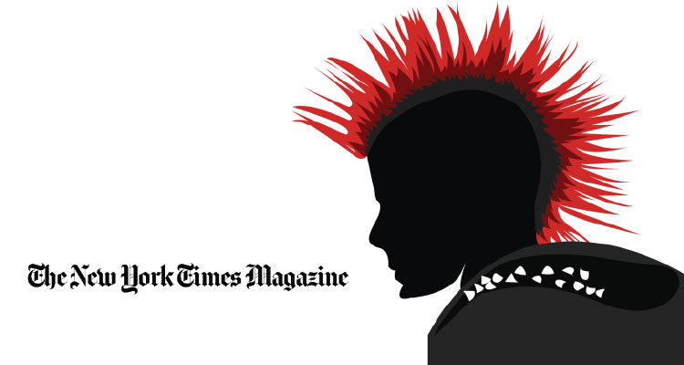 NYT Magazine alista portada inspirada en un volante de punk - Clases de  Periodismo