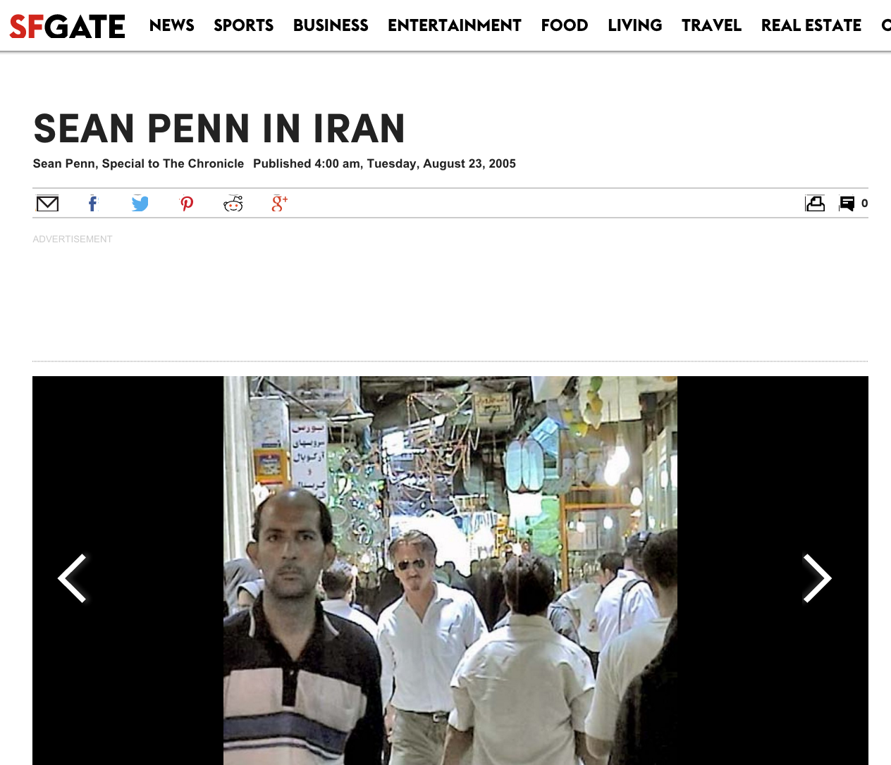 Sean Penn en Irán