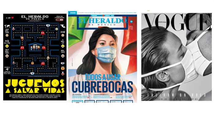 Creatividad e información: Las portadas que mejor reflejan el efecto del  coronavirus - Clases de Periodismo